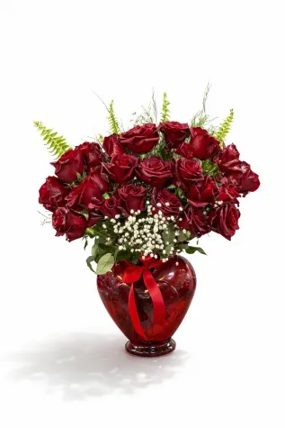 KALPLİ VAZODA 21 GÜL 