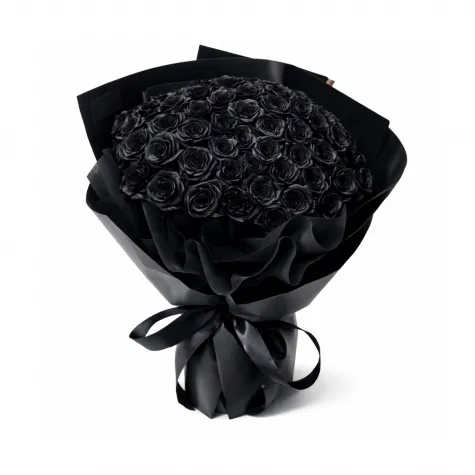 41 CANLI SİYAH GÜL 